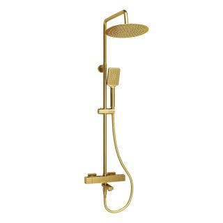 Душевой комплект WasserKRAFT A199.259.201.BG Thermo золото